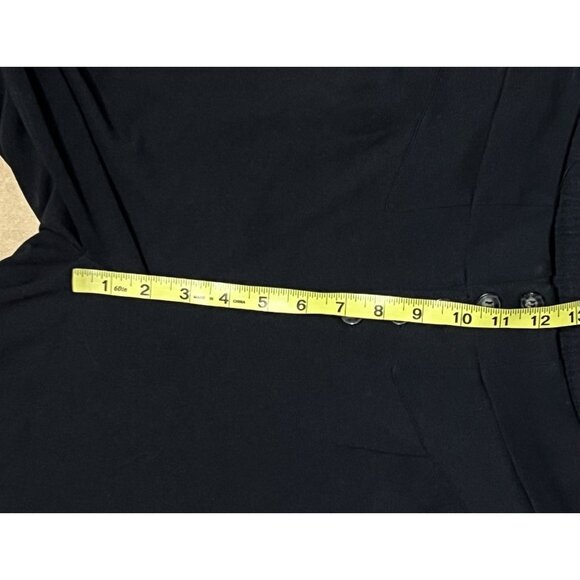 ANTHROPOLOGIE Women XS Lucerne Pants Black  Wide leg High rise Crop Stretch - Picture 8 of 10